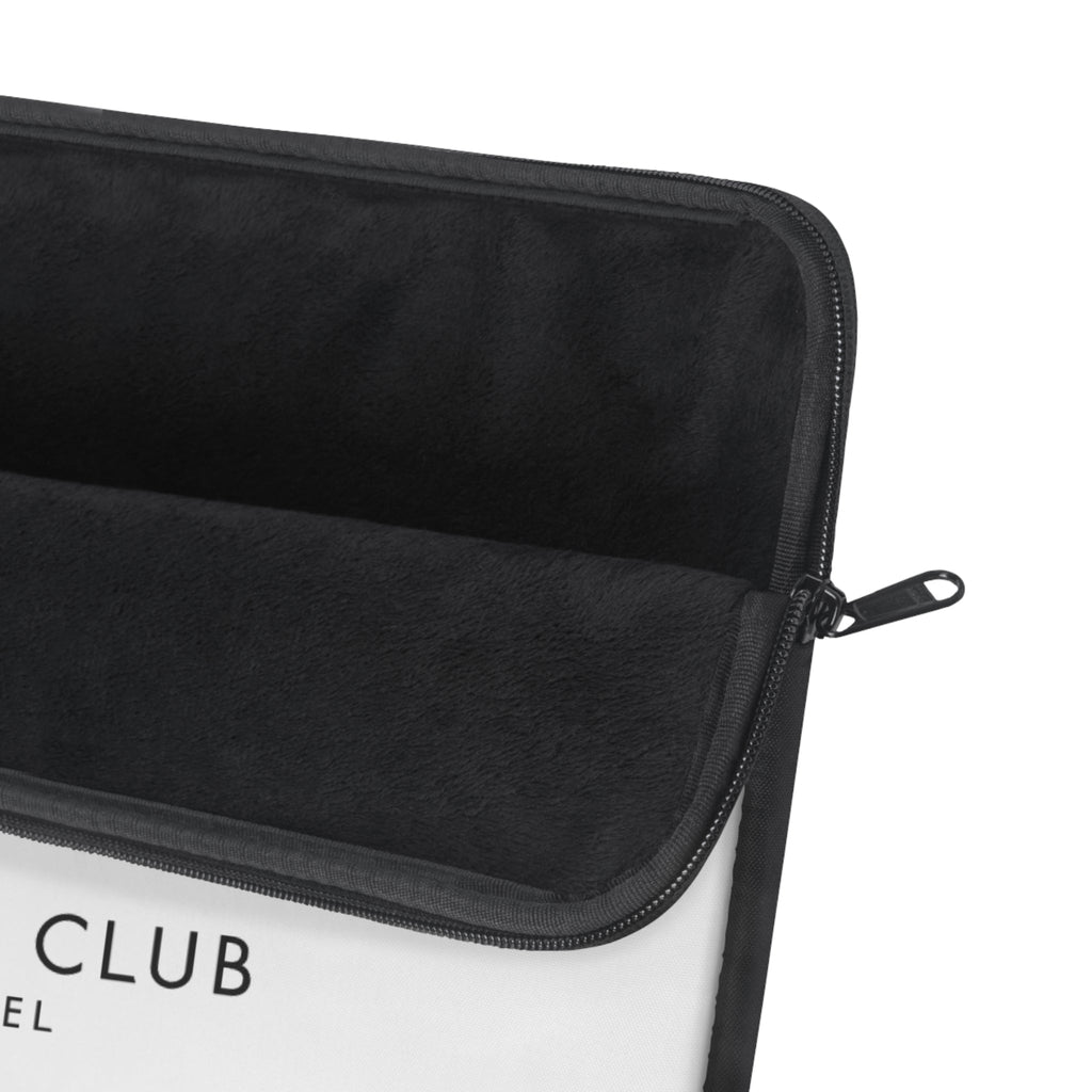 Tulsa Club Hotel Logo Laptop Sleeve — Minimalist Monogram Tech Sleeve