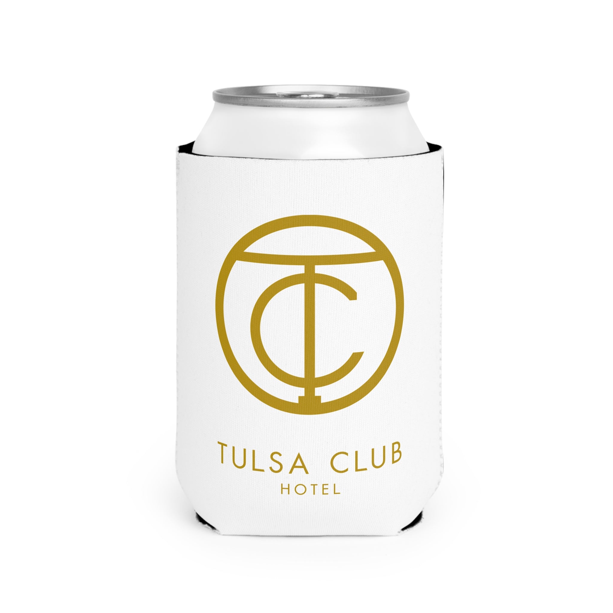 Tulsa Club Hotel Heritage Monogram Can Cooler Sleeve