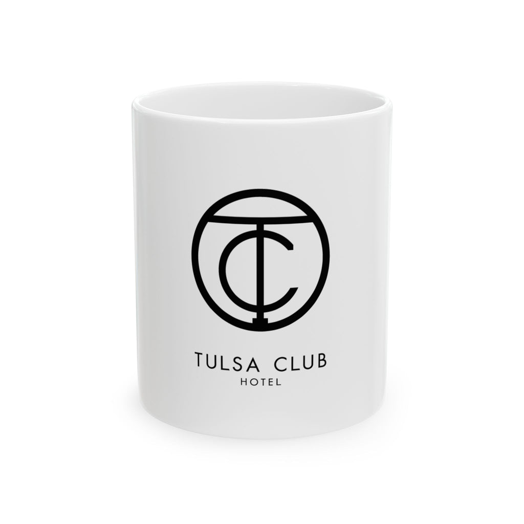 Tulsa Club Hotel Ceramic Mug – Minimal Logo Coffee Cup (11oz & 15oz)